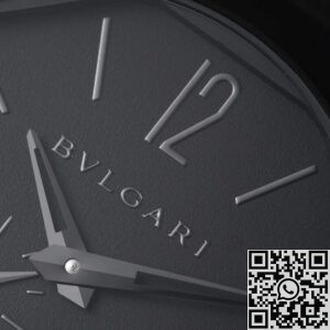 BV Factory Fake Bvlgari Octo Finissimo 103077 Black Dial