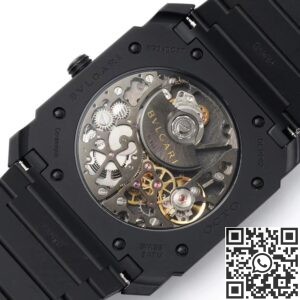 BV Factory Fake Bvlgari Octo Finissimo 103077 Black Dial
