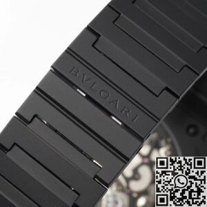 BV Factory Fake Bvlgari Octo Finissimo 103077 Black Dial