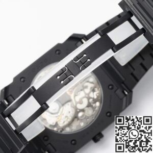 BV Factory Fake Bvlgari Octo Finissimo 103077 Black Dial