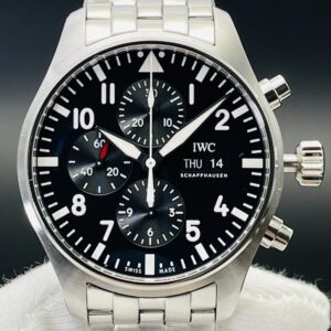 ZF Factory Fake IWC Pilot IW377710 Black Dial Watch