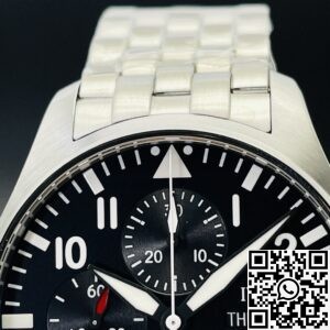 ZF Factory Fake IWC Pilot IW377710 Black Dial Watch