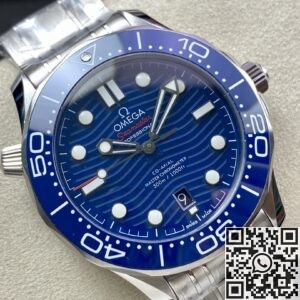 VS Factory Fake Omega Seamaster Diver 300M 210.22.42.20.01.004 Black Dial