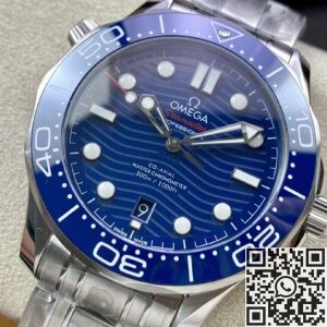 VS Factory Fake Omega Seamaster Diver 300M 210.22.42.20.01.004 Black Dial
