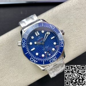 VS Factory Fake Omega Seamaster Diver 300M 210.22.42.20.01.004 Black Dial