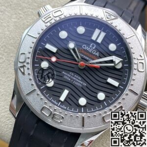 VS Factory Fake Omega Seamaster Diver 300M 210.32.42.20.01.002 Black Dial
