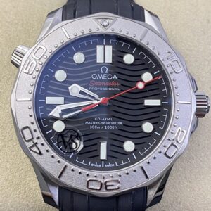 VS. Factory Replica Omega Seamaster Diver 300M 210.32.42.20.01.002 Black Rubber Strap