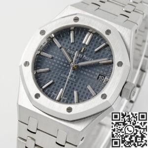 APS Factory Audemars Piguet Royal Oak 15450ST.OO.1256ST.03 Blue Dial Size 37mm