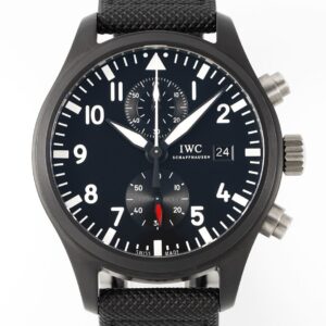 APS Factory Replica IWC Pilot IW389001 Black Dial Watches