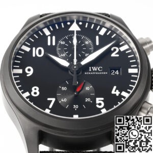 APS Factory Replica IWC Pilot IW389001 Black Dial Watches