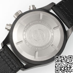 APS Factory Replica IWC Pilot IW389001 Black Dial Watches