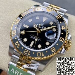 ARF Factory Upgraded Rolex GMT Master II M126713GRNR-0001 Gold Replica Watch