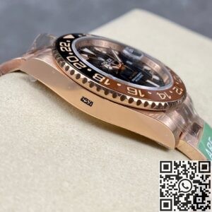 ARF Factory Rolex GMT Master II M126715CHNR-0001 Rose Gold Watch Replica