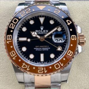 ARF Factory Rolex GMT Master II M126711CHNR-0002 Rose Gold Replica Watches