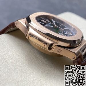 3K Factory Replicas Patek Philippe Nautilus 5980 Black Dial – V2 Version 