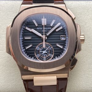 3K Factory Replicas Patek Philippe Nautilus 5980 Black Dial – V2 Version 