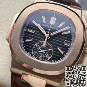 3K Factory Replicas Patek Philippe Nautilus 5980 Black Dial – V2 Version 