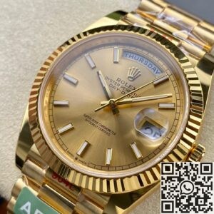 ARF Factory Replica Rolex Day Date M228238-0003 Gold