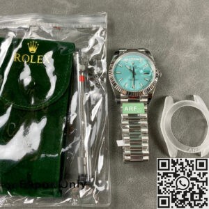ARF Factory Rolex Day Date M228236-0018 Lce Blue Replica