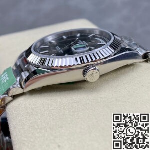 ARF Factory Fake Rolex Day Date M228239-0060 Grey Dial