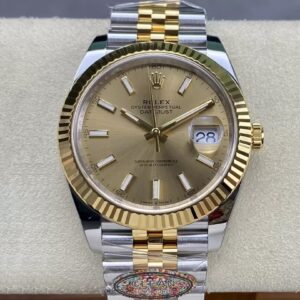 Clean Factory Rolex Datejust M126333-0010 Champagne Replica Watch