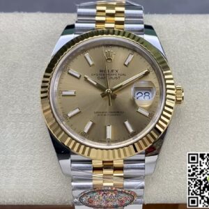Clean Factory Rolex Datejust M126333-0010 Champagne Replica Watch