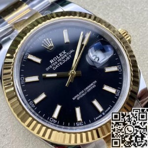 Clean Factory Fake Rolex Datejust M126333-0013 Black Dial Watch