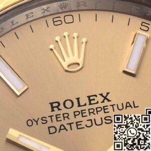 Clean Factory Rolex Datejust M126333-0009 Gold Dial Replica