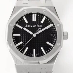 ZF Royal Oak Watch AP 15510ST.OO.1320ST.07 Black Dial
