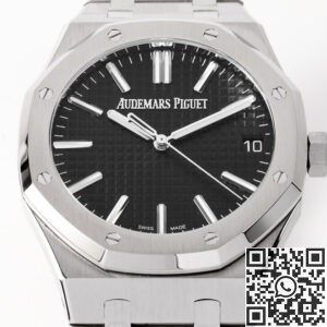 ZF Royal Oak Watch AP 15510ST.OO.1320ST.07 Black Dial