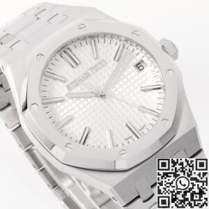 Royal Oak ZF Watch AP 15510ST.OO.1320ST.08 silver Dial