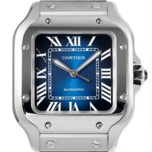 Replica Cartier Watch BV De Santos WSSA0063 Gradient Blue