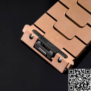 Replica Cartier Santos Watch BV Factory Rose Gold Full Diamond