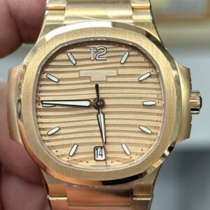 Replicas Patek Philippe Nautilus 7118/1R-010 Honey Gold Gloss