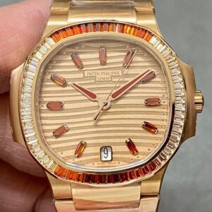 patek philippe watch 3K Nautilus 7118/1300R-001 Rose Gold Dial