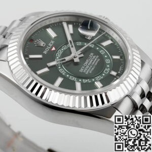 Rolex Replica Mint Green ZF Sky Dweller M336934-0002 Dial