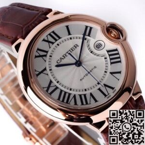 Cartier Replica Watch AF Ballon Bleu De WGBB0017 Silver Dial