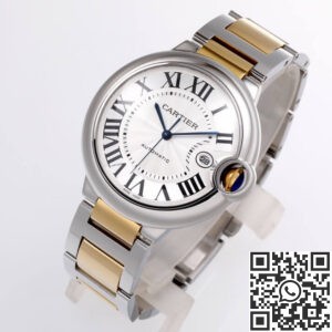 AF Cartier Replica Ballon Bleu De W2BB0031 Silver Dial