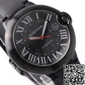 Replica Cartier Ballon Bleu AF WSBB0015 Black Dial Size 42mm