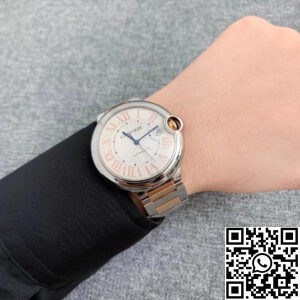 Cartier Ballon Bleu Replica AF W6920095 Silver Dial Size 42mm