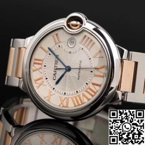Cartier Ballon Bleu Replica AF W6920095 Silver Dial Size 42mm