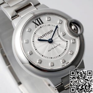 Fake Cartier Ballon Bleu AF Factory WE902074 Size 33 Machinery