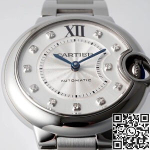 Fake Cartier Ballon Bleu AF Factory WE902074 Size 33 Machinery