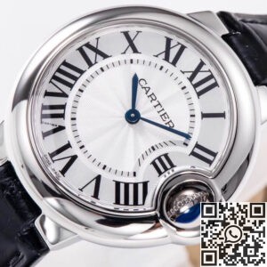 AF Ballon Bleu Guartz De Cartier WSBB0034 Size 33