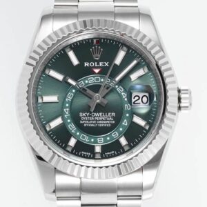 ZF Rolex Replica Factory Sky Dweller M326934 Mint Green Dial