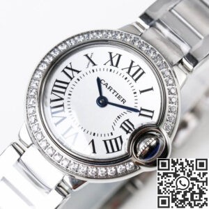 Replica Cartier Quartz Watch AF Ballon Bleu W4BB0015 Size 28