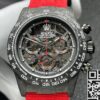 Custom Rolex Daytona DIW Carbon Fiber Case Red