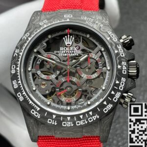 Custom Rolex Daytona DIW Carbon Fiber Case Red