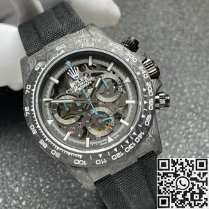 DIW Rolex Replica Custom Daytona Carbon Fiber Case Black