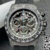DIW Rolex Replica Custom Daytona Carbon Fiber Case Black